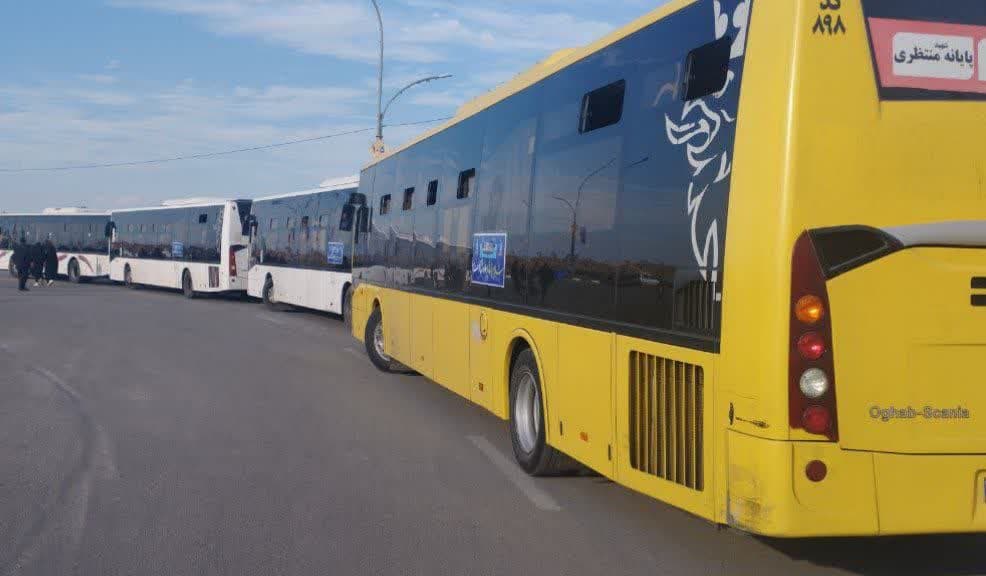 خدمت‌رسانی 50 دستگاه اتوبوس در بلوار پیامبراعظم (ص)